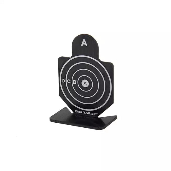 Metal Shooting Targets 42mm X 60 Mod A - Black[FMA]