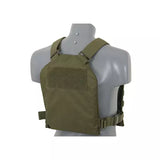 SIMPLE PLATE CARRIER WITH DUMMY SOFT ARMOR INSERTS - OLIVE