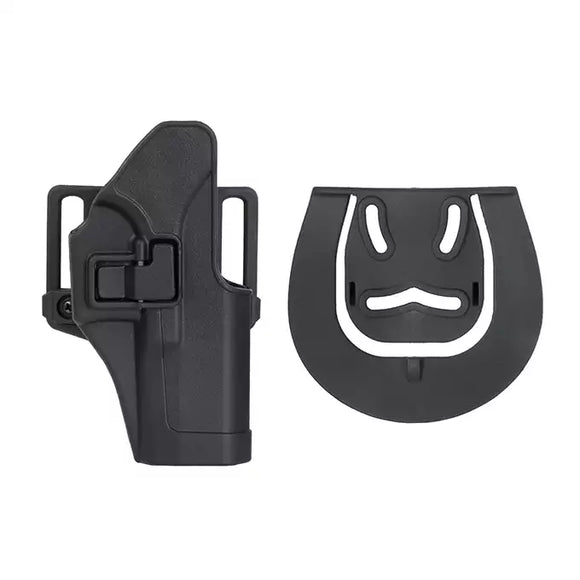 QUICK-DRAW PISTOL HOLSTER WITH LOCKING MECHANISM FOR G. SERIES - BLACK