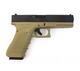 We GBB Gas Pistol GLOCK 17 Gen4 - Black/Tan