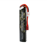Gens ace 25C 1000mAh 2S1P 7.4V Airsoft Gun Lipo Battery with T Plug
