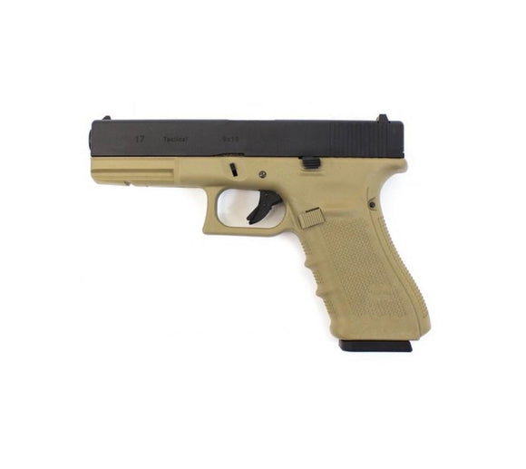 We GBB Gas Pistol GLOCK 17 Gen4 - Black/Tan