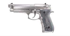 WE GBB Pistol M92 Eagle Full-Auto (MO17) - Silver