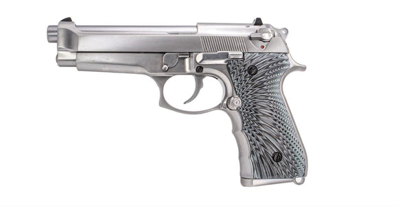 WE GBB Pistol M92 Eagle Full-Auto (MO17) - Silver