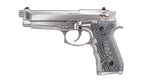 WE GBB Pistol M92 Eagle Full-Auto (MO17) - Silver