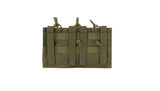 7.62/.308 OPEN-TOP TRIPLE MAGAZINE POUCH - OLIVE [8FIELDS]