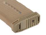 220RD ENHANCED GRIP POLYMER MAGAZINE FOR AR-10/SR25 - DARK EARTH