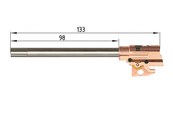 Crazy Jet Inner Barrel Chamber Set For HI-Capa Series