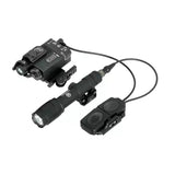 Double switch with quick assembly - black [WADSN]