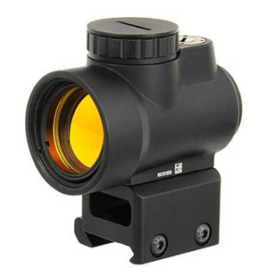 VISOR REFLEX MINI 1X25 + PROTECCIONES NEGRO